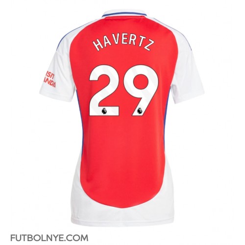 Camiseta Arsenal Kai Havertz #29 Primera Equipación para mujer 2024-25 manga corta